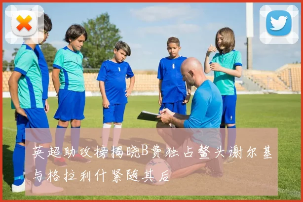 英超助攻榜揭晓B费独占鳌头谢尔基与格拉利什紧随其后